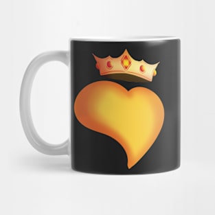 Golden Heart King Mug